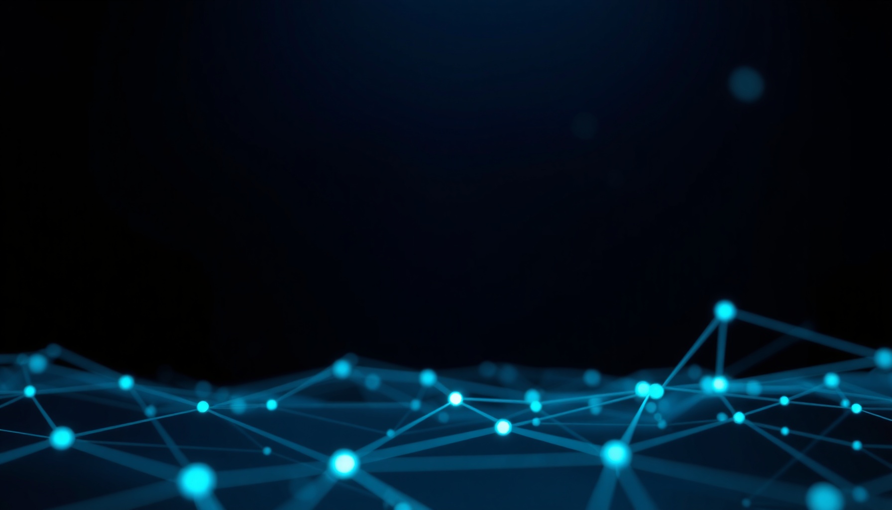 Abstract visualization of brand invisibility in AI search results